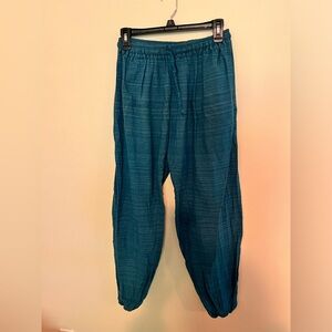 Thai harem pants blue one size